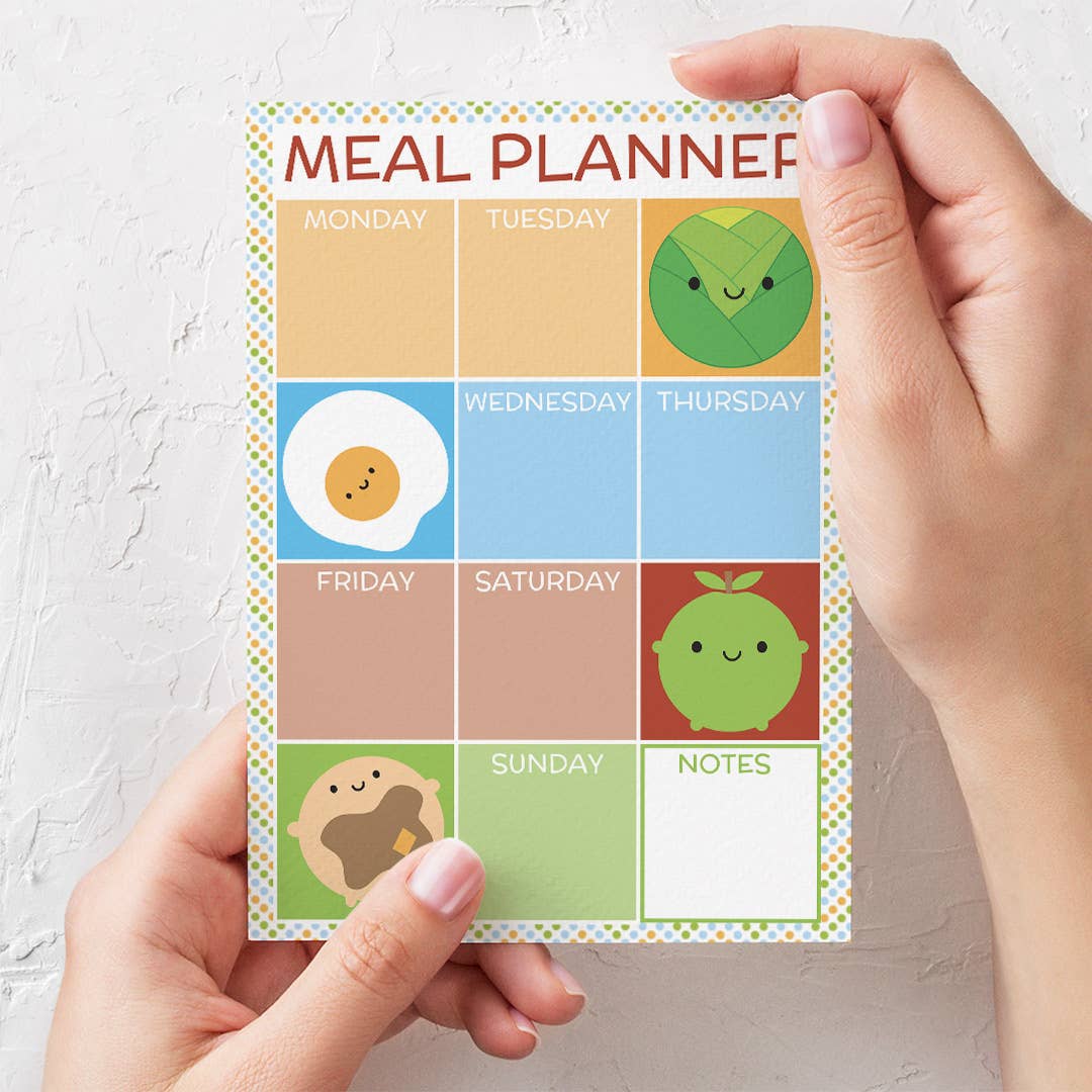 Kawaii Magnetic Meal Planner Pad