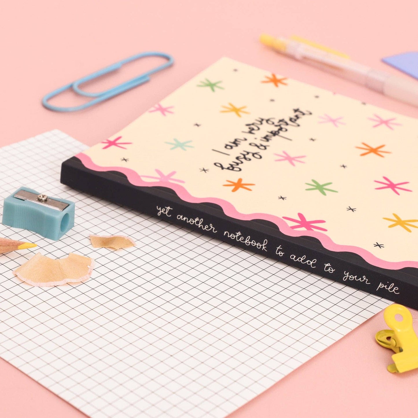 A5 notebook - I am very busy & important