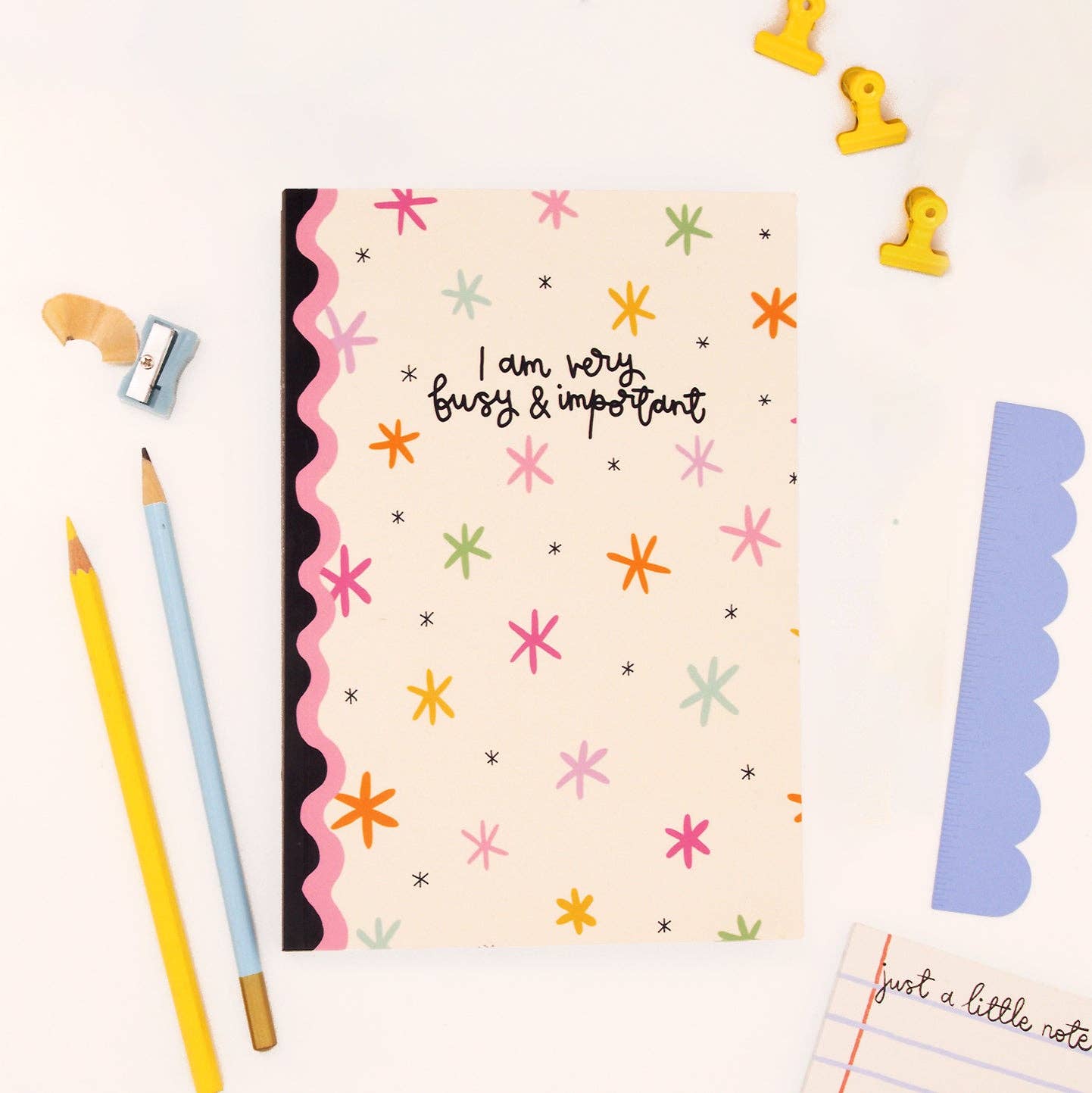 A5 notebook - I am very busy & important