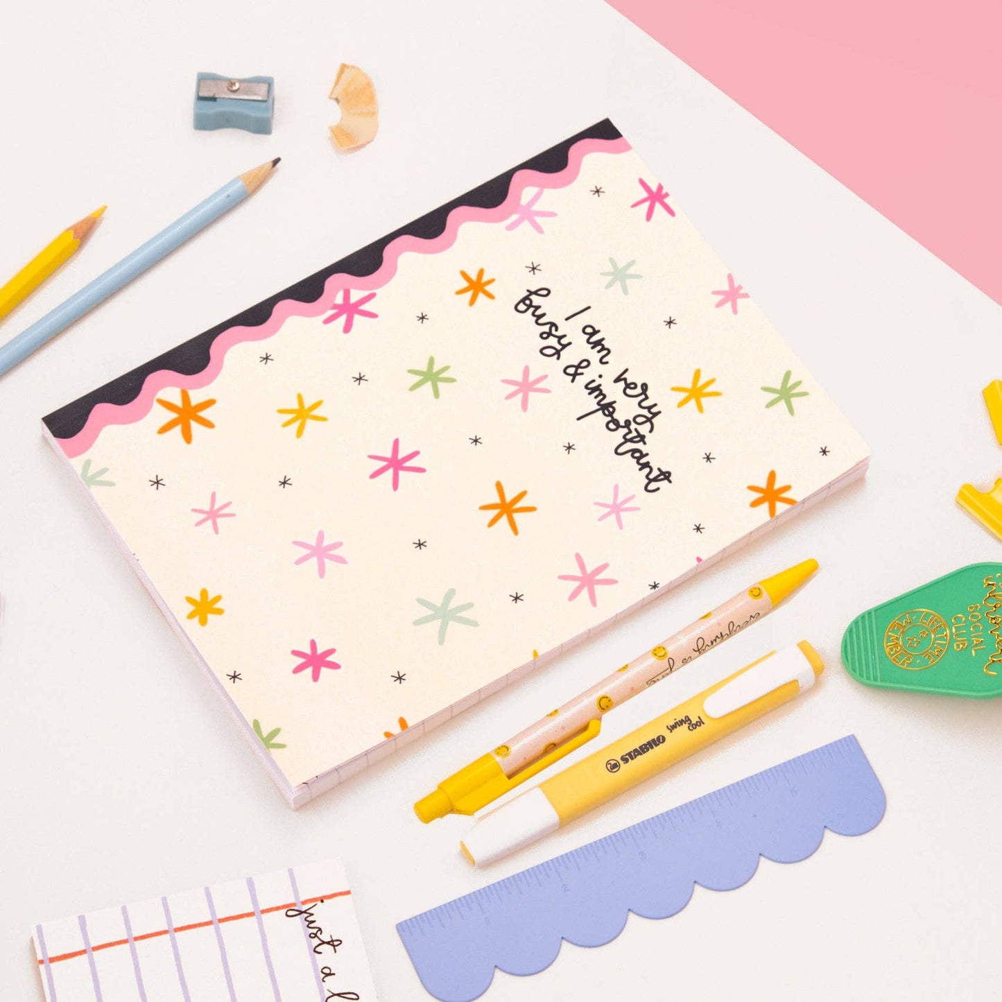 A5 notebook - I am very busy & important